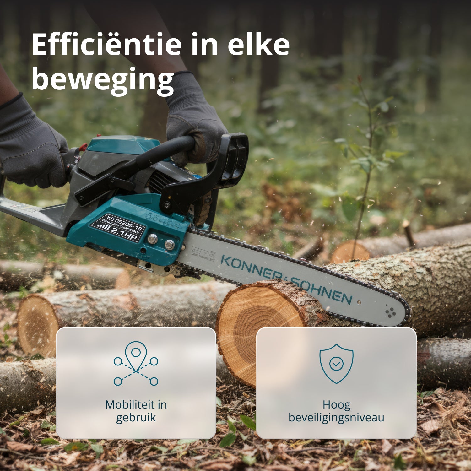 Benzínová motorová pila KS CS20G-16