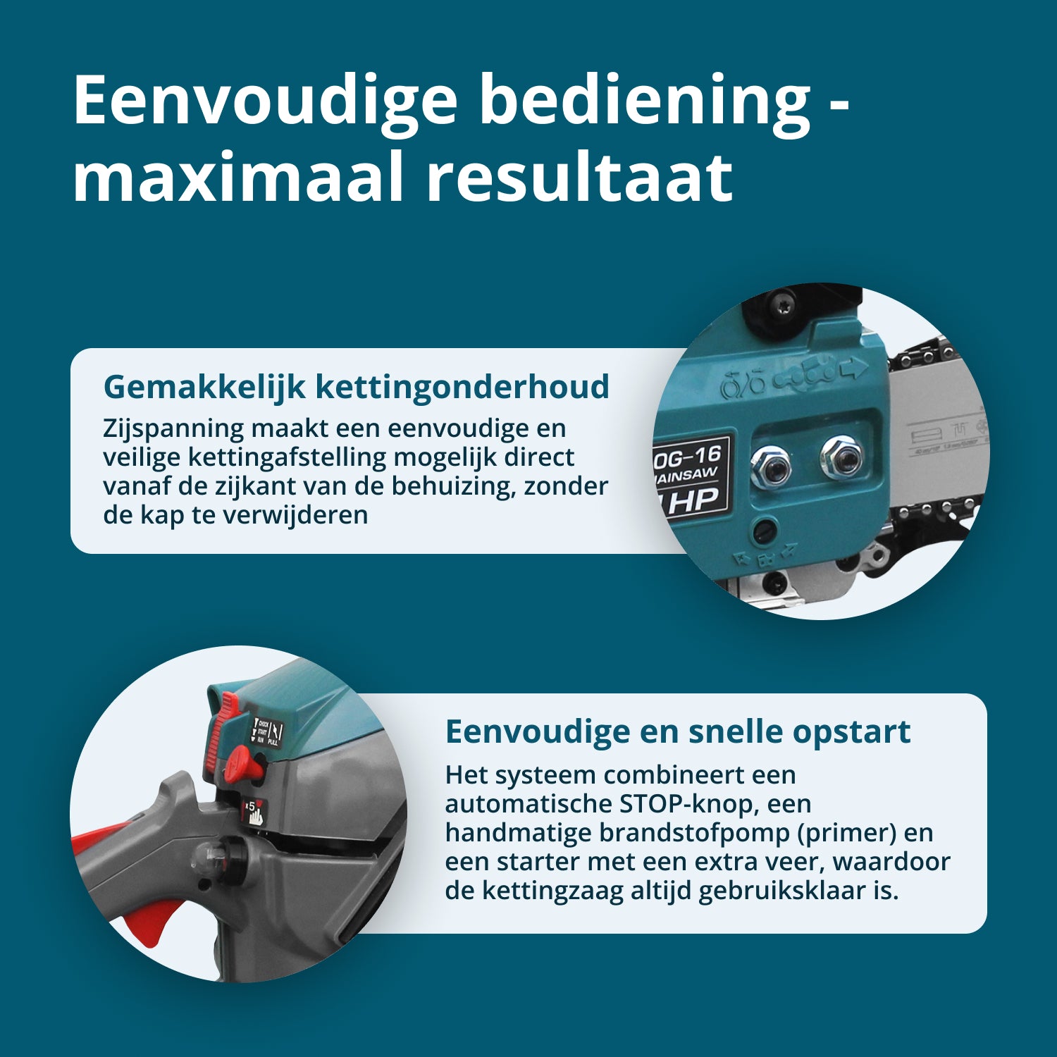 Benzínová motorová pila KS CS20G-16