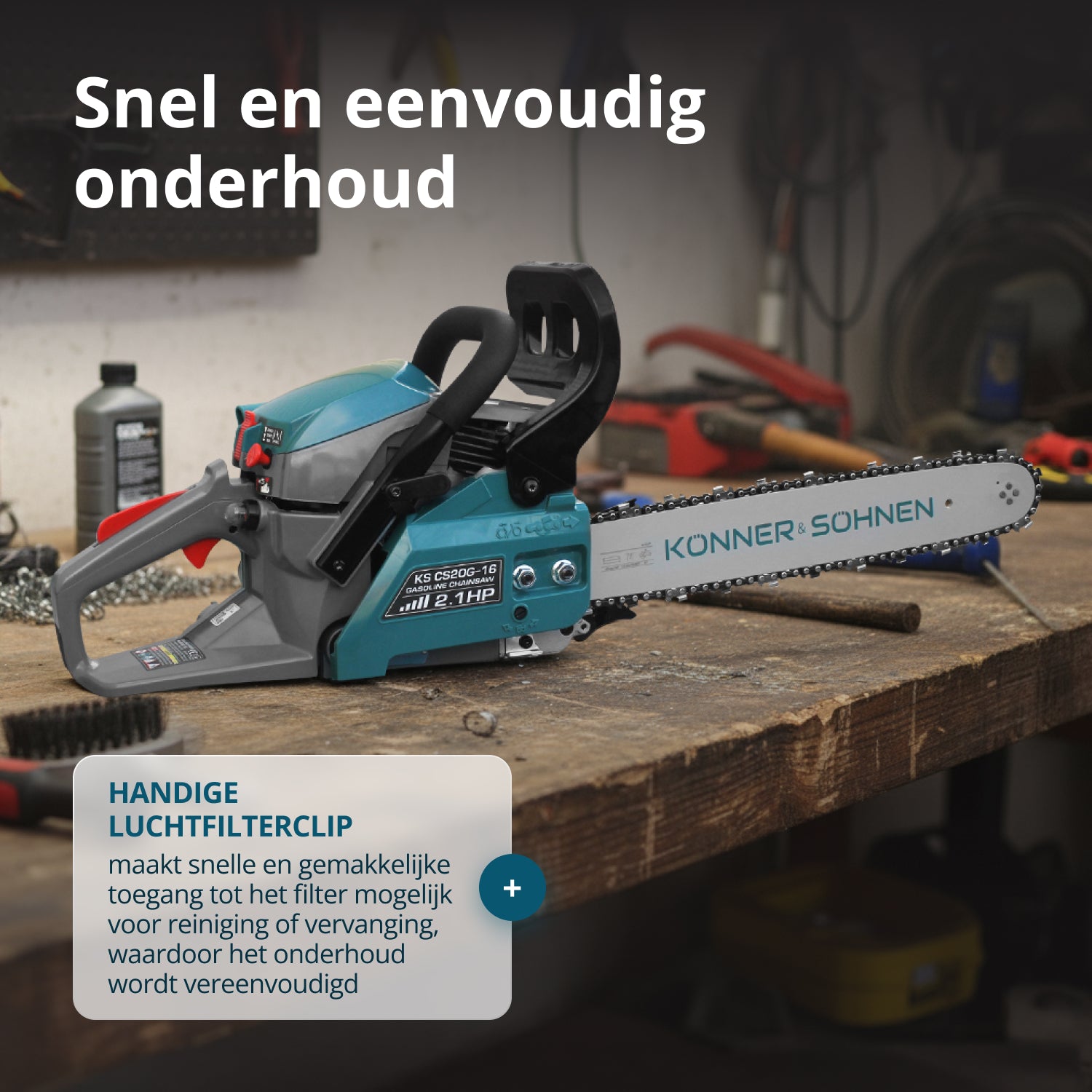 Benzínová motorová pila KS CS20G-16