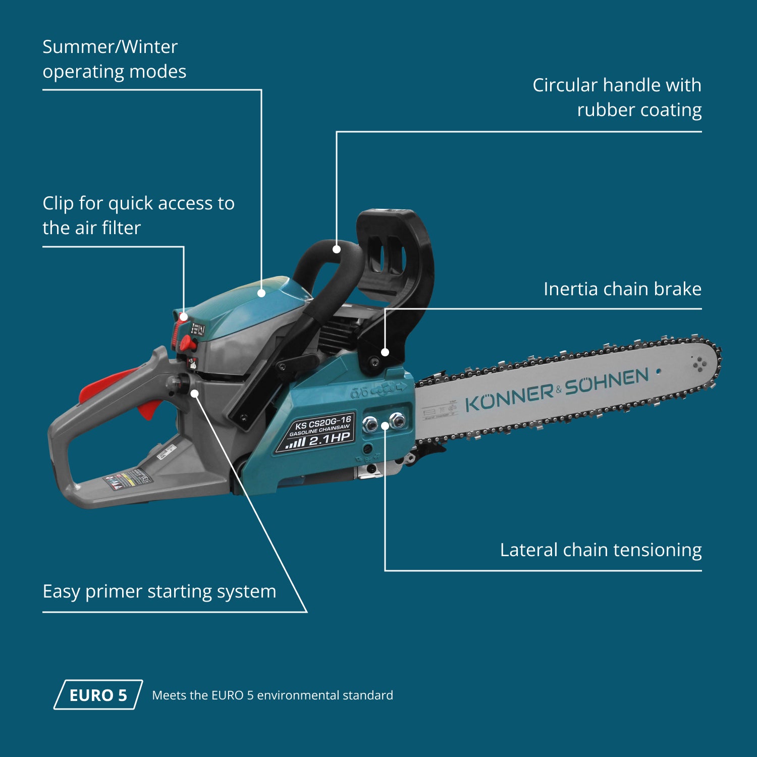 Gasoline Chainsaw KS CS20G-16