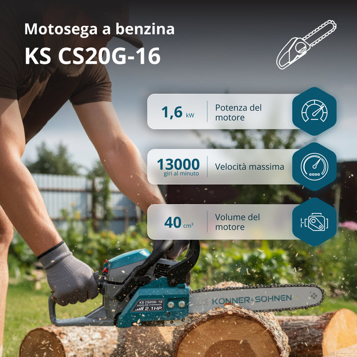 Motosega a Benzina KS CS20G-16