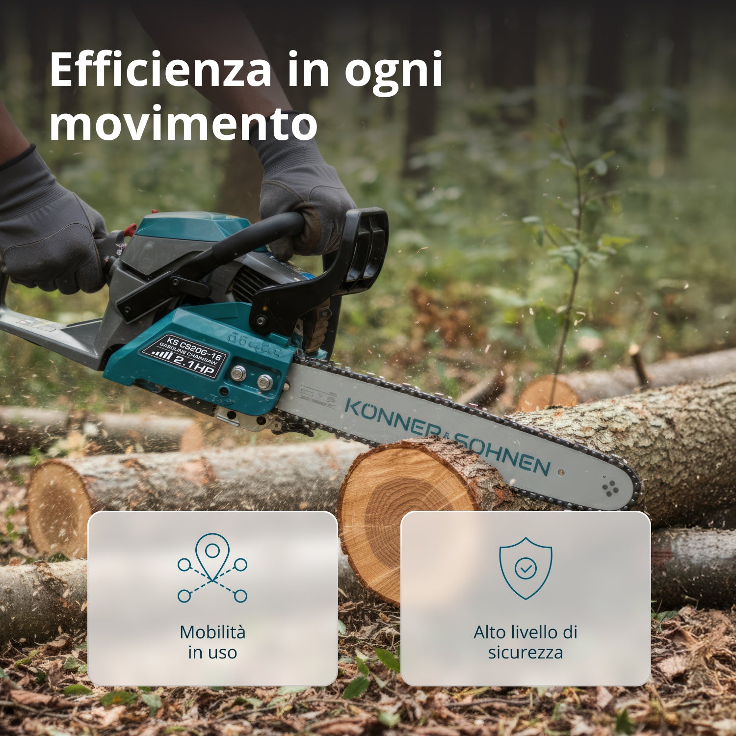 Motosega a Benzina KS CS20G-16