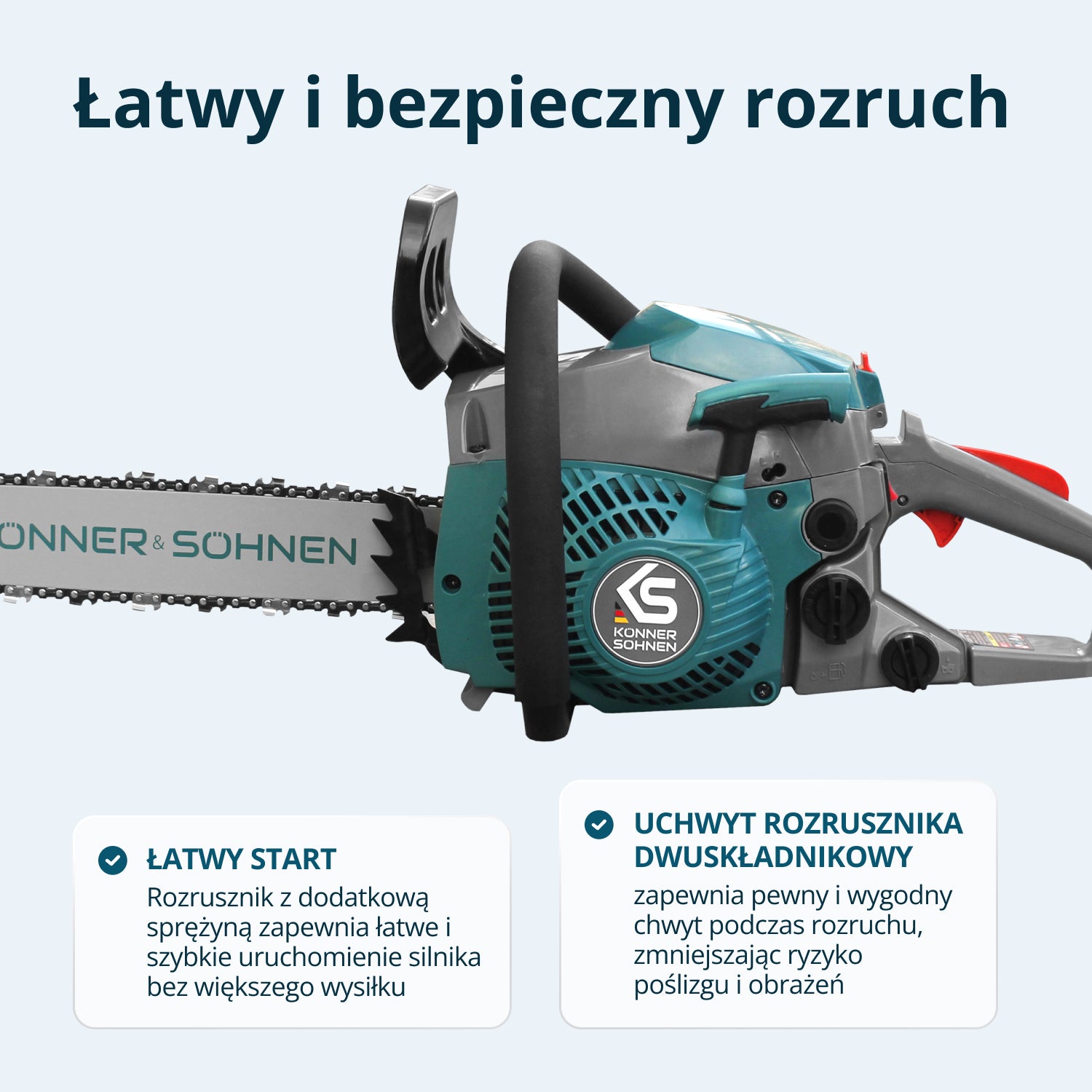 Benzinmotorsav KS CS20G-16