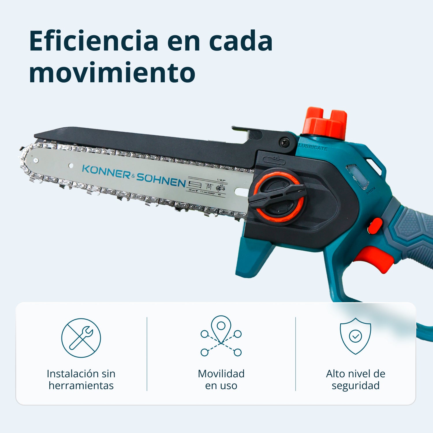 Ledningsfri Mini Kædesav KS MCS20V-8