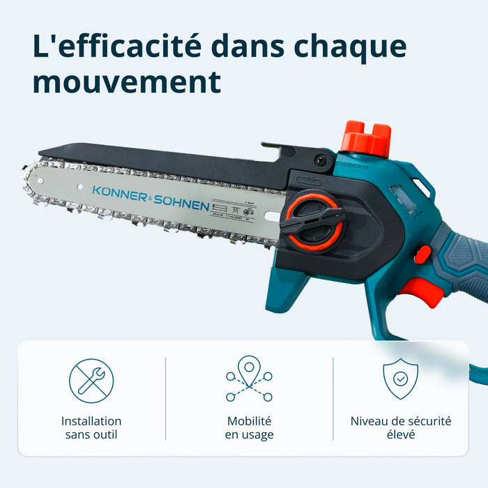 Mini-tronçonneuse à batterie  KS MCS20V-8