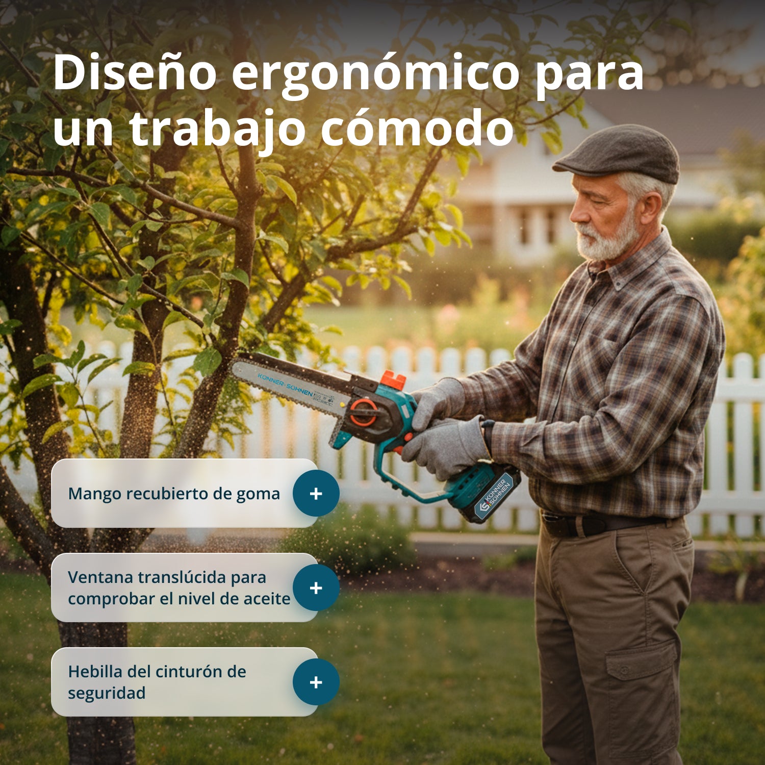 Ledningsfri Mini Kædesav KS MCS20V-8