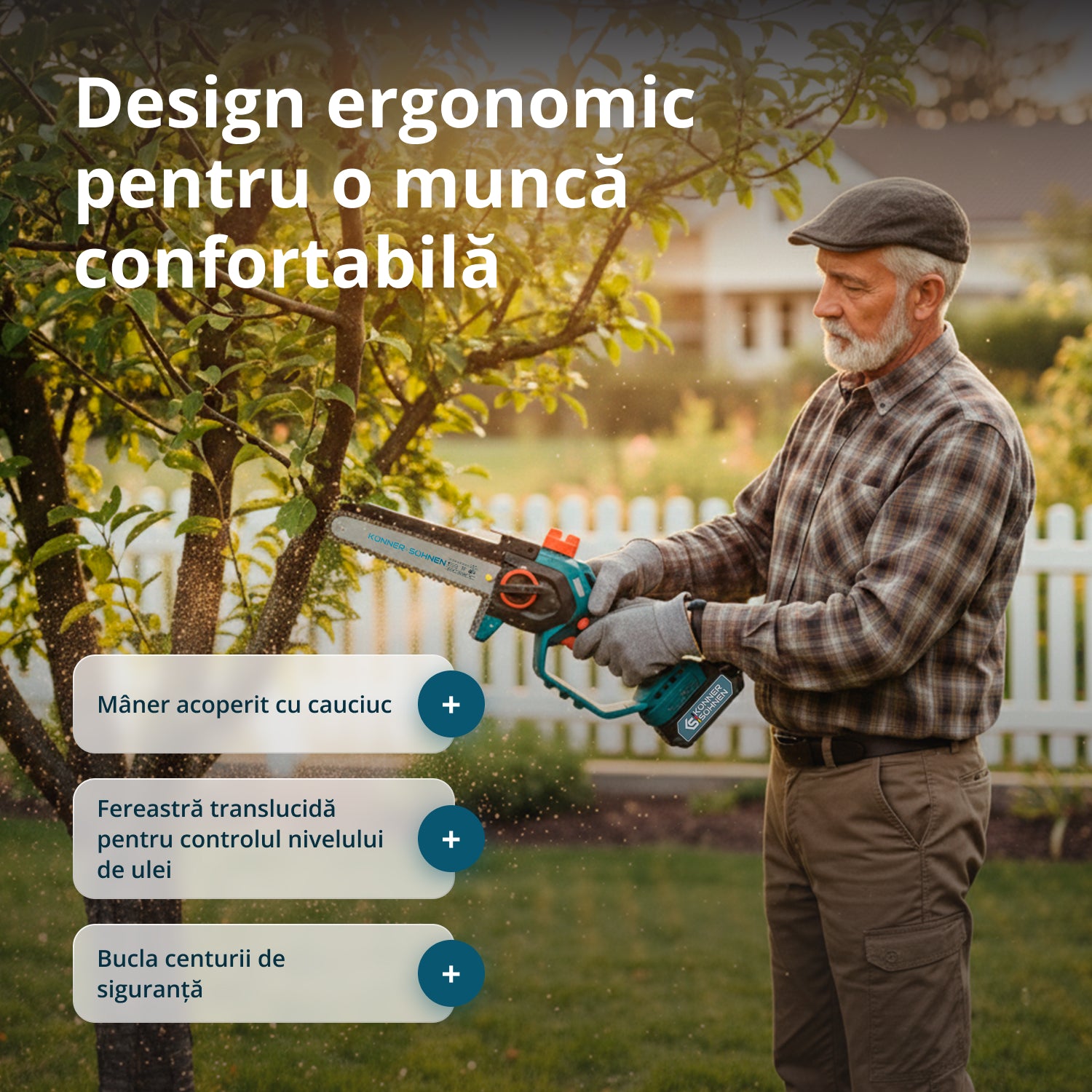 Ledningsfri Mini Kædesav KS MCS20V-8