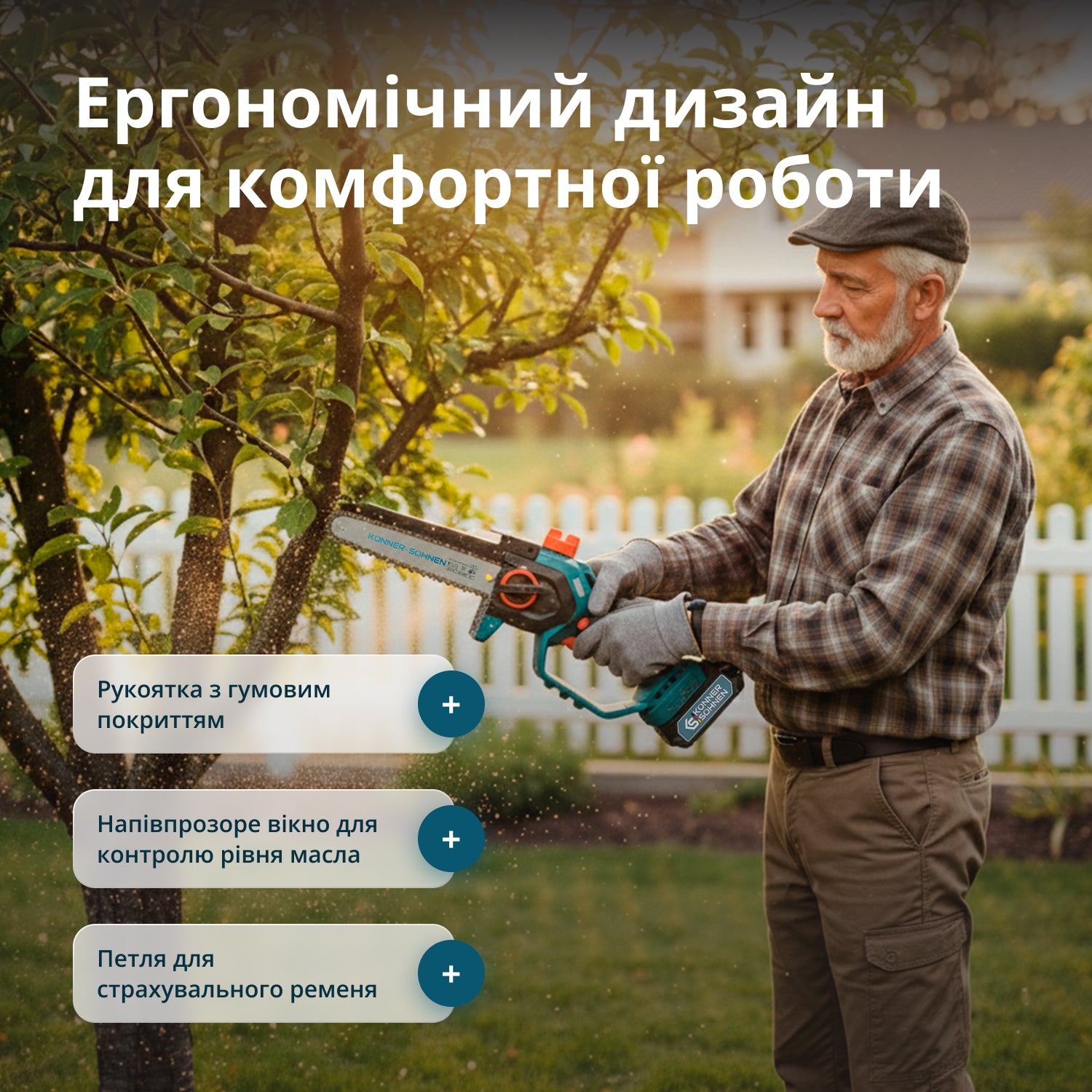 Ledningsfri Mini Kædesav KS MCS20V-8