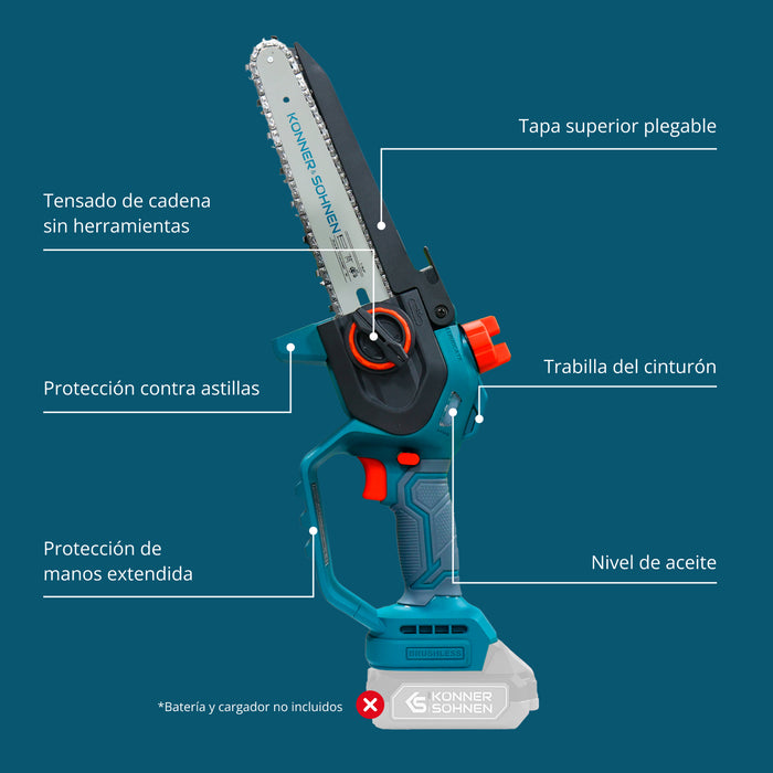 Mini sierra inalámbrica KS MCS20V-8