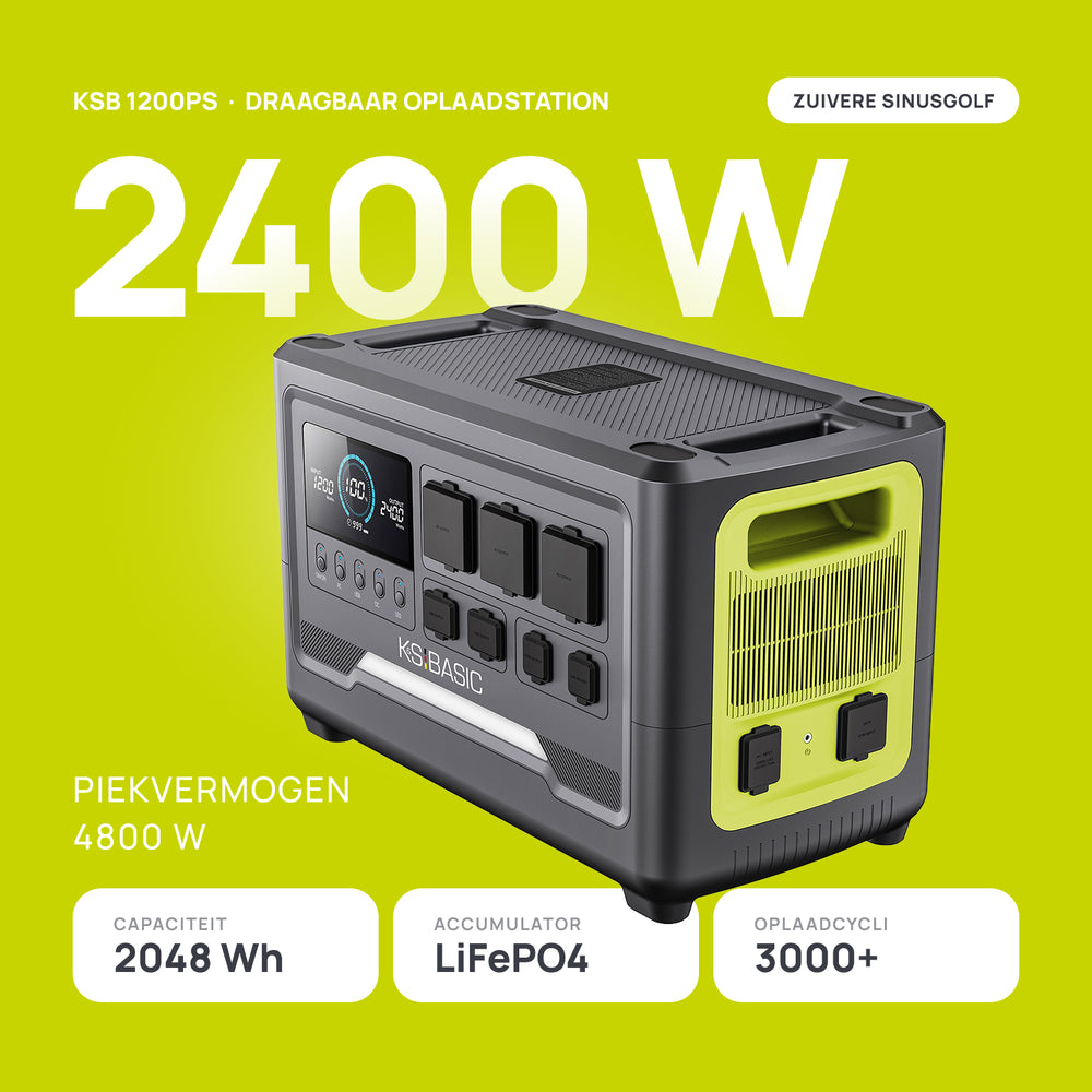Draagbare Power Station KSB 2400PS