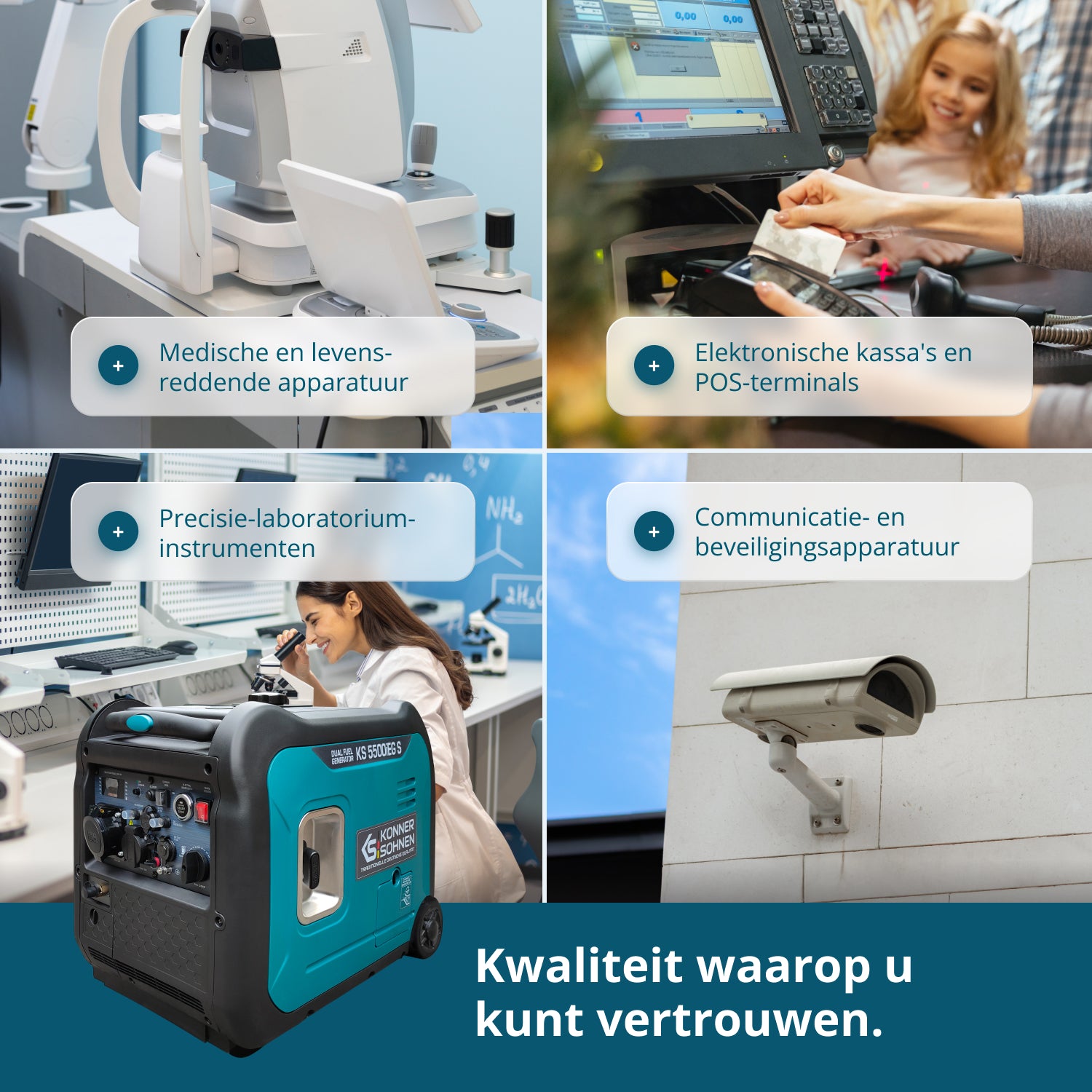 LPG/benzine invertergenerator KS 5500iEG S