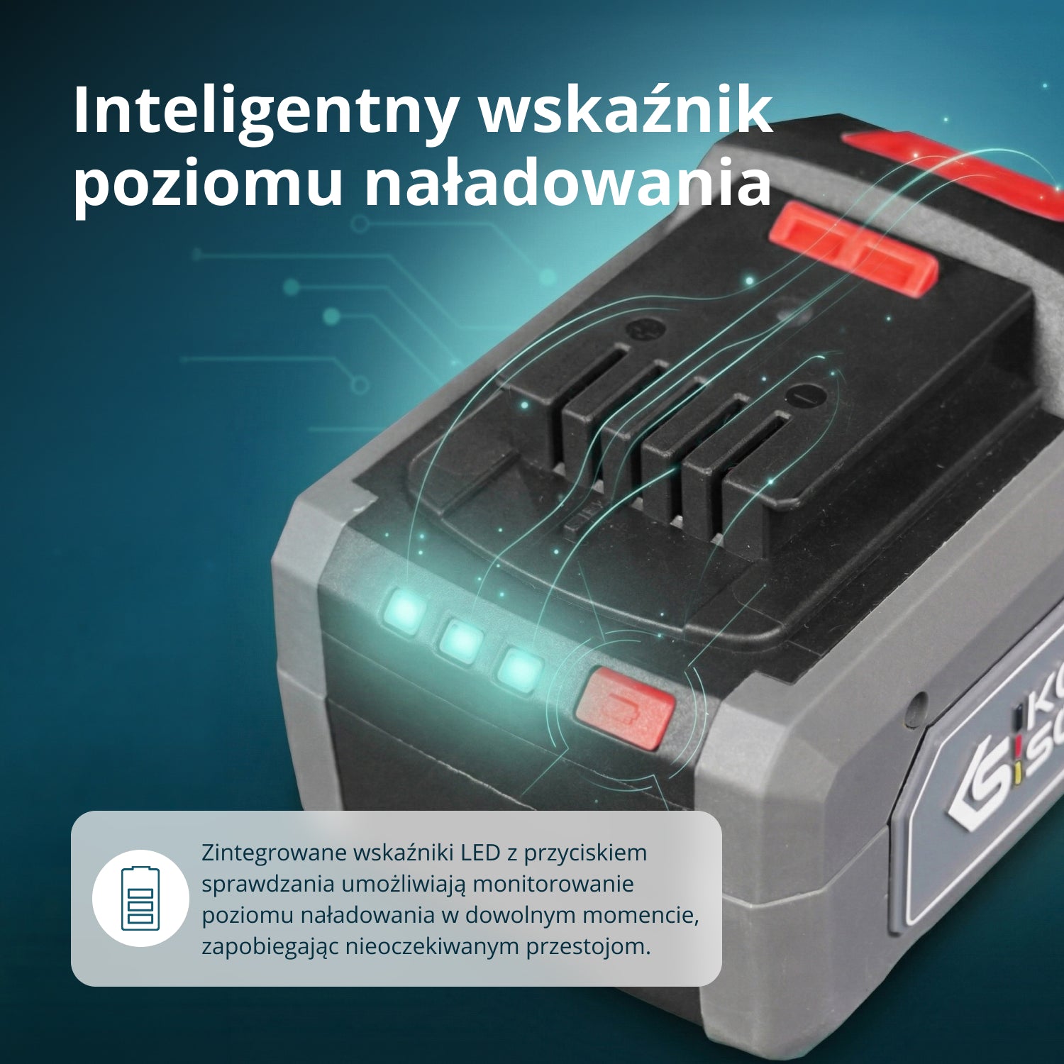 Akumulator litowy 20V KS 20V8-2