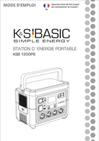 Station d'alimentation portable KSB 1200PS