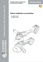 Polizor unghiular cu acumulator KS AGB20V-125VR, KS AG20V-125VR