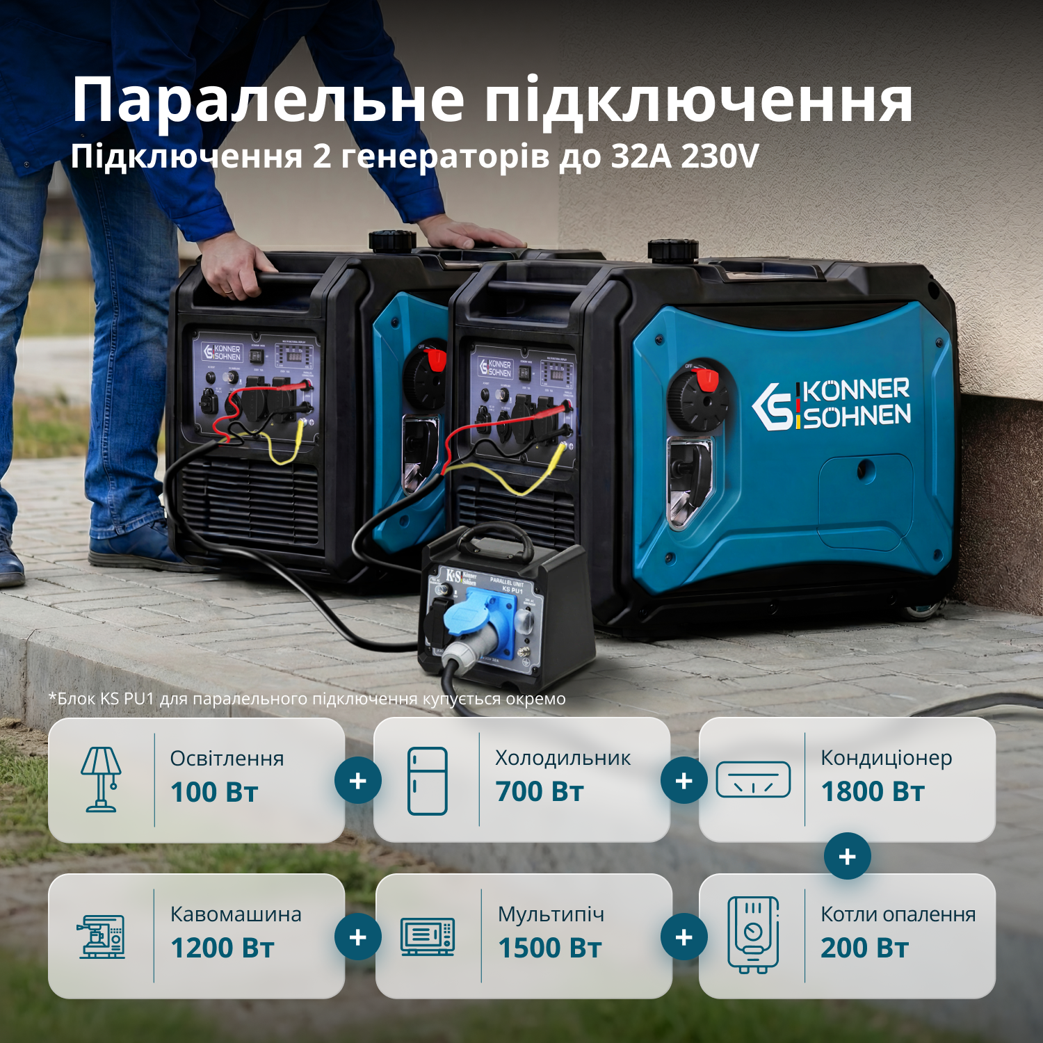 Інверторний генератор на LPG/бензині KS 4000iEG S