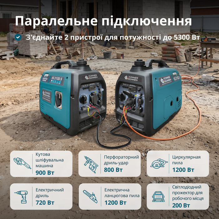 Інверторний генератор KS 3100i S