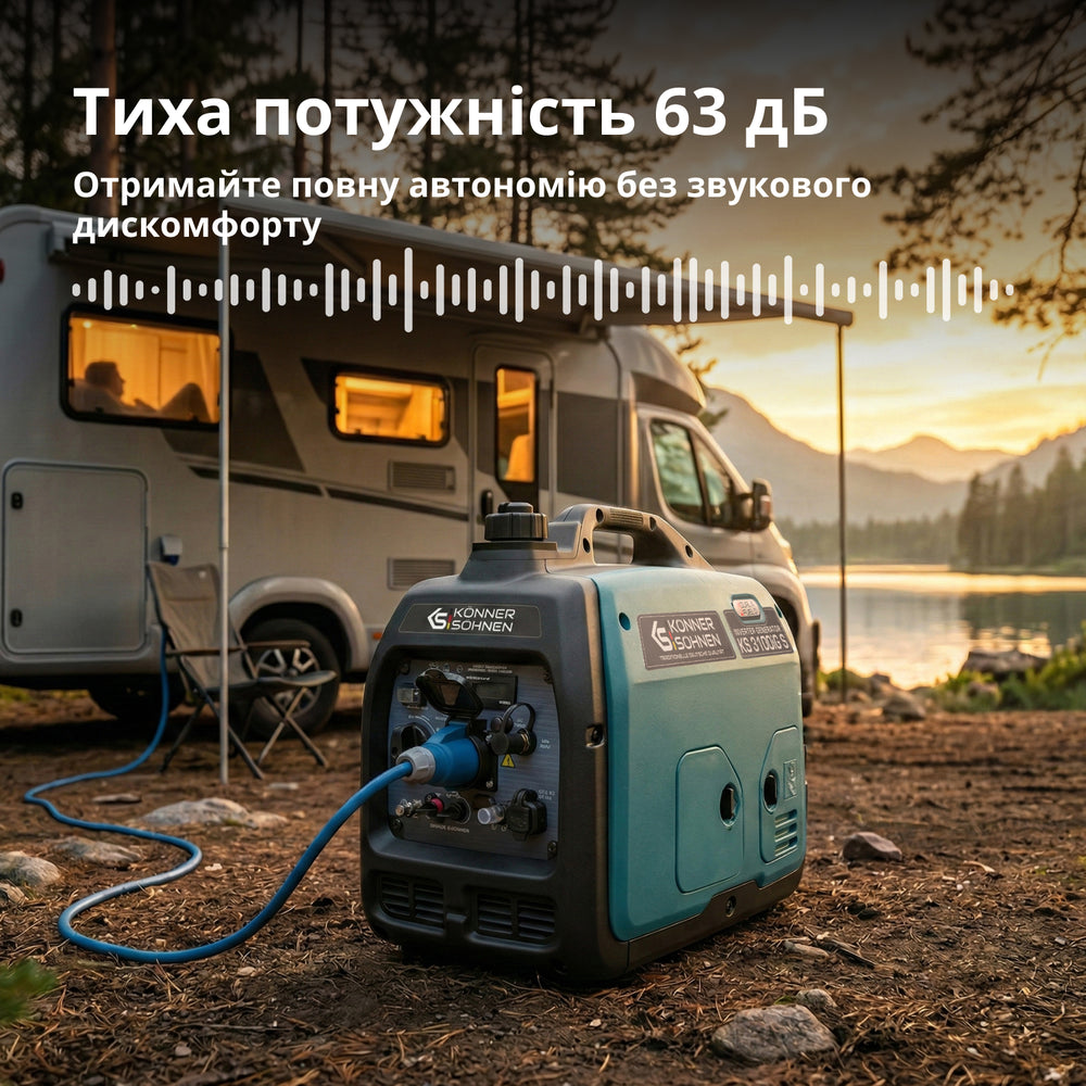Інверторний генератор на LPG/бензині KS 3100iG S
