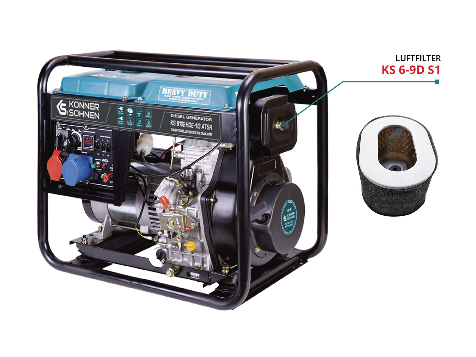 Filtro de ar KS 6-9D S1