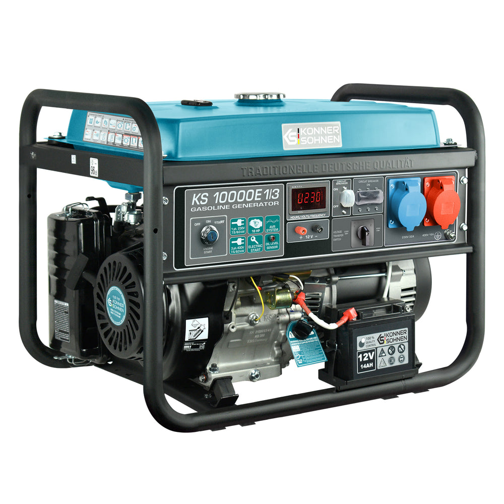 Γεννήτρια βενζίνης «Könner & Söhnen» KS 10000E 1/3