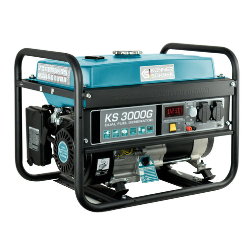 LPG/Bensiinigeneraattori 'Könner & Söhnen' KS 3000G