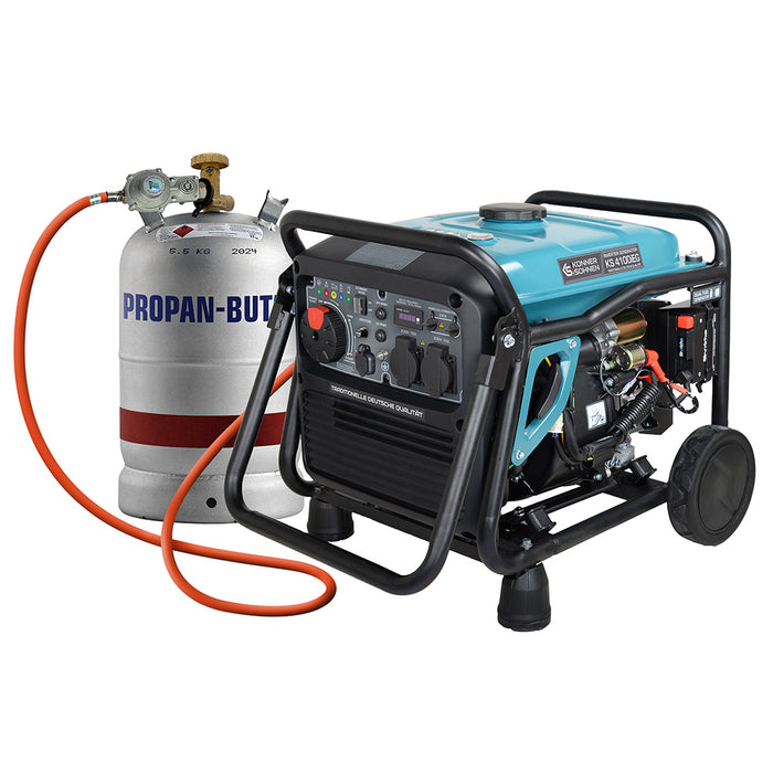 LPG/benzin inverteres generátor KS 4100iEG