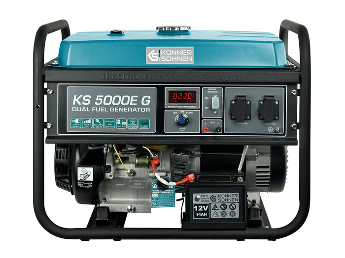 Generatore a GPL/Benzina Könner & Söhnen KS 5000E G