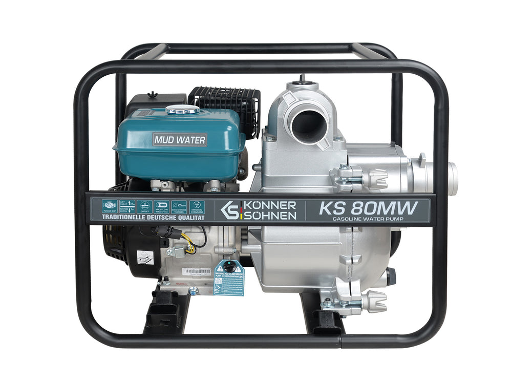 Motorpumpe til muddervand KS 80MW
