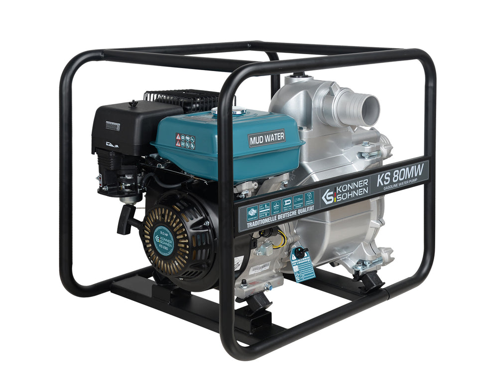 Motorpumpe til muddervand KS 80MW