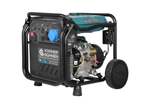LPG/bensiini-invertterigeneraattori KS 8100iEG