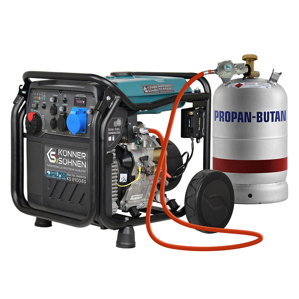 LPG/benzin inverter generator KS 8100iEG