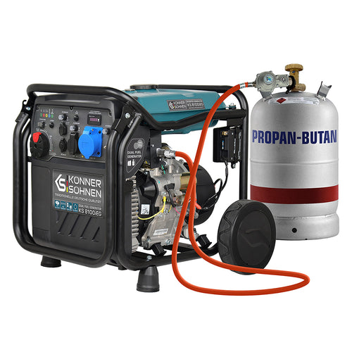 LPG/bensiini-invertterigeneraattori KS 8100iEG