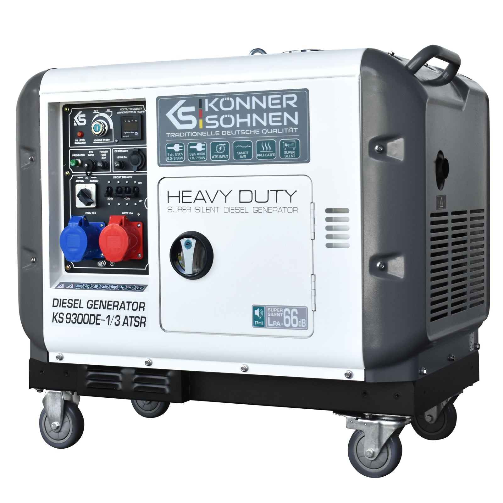 Dieselový generátor „Könner & Söhnen“ KS 9300DE-1/3 ATSR (EURO V)