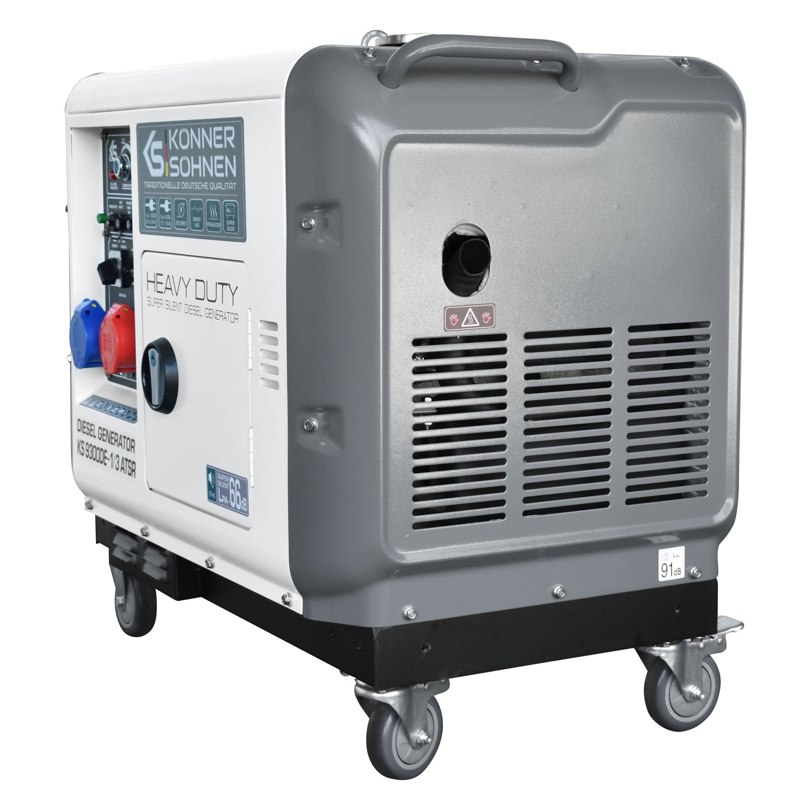 Dieselový generátor „Könner & Söhnen“ KS 9300DE-1/3 ATSR (EURO V)