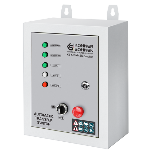 Automatische Transfer Schakelaar KS ATS 4/25 Gasoline