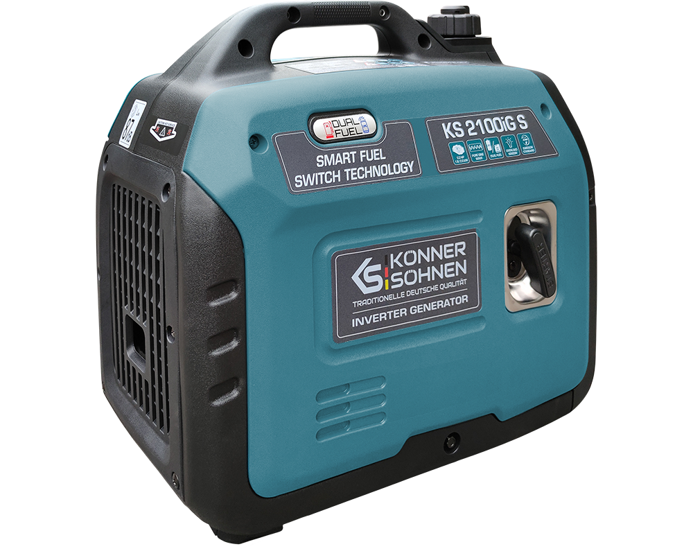 Generator cu inverter pe GPL/benzină KS 2100iG S